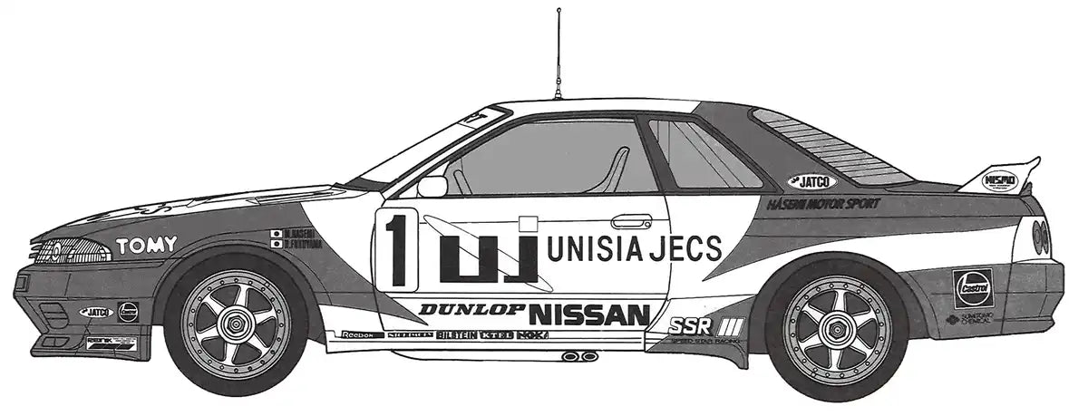 Fujimi Model 1/12 Axes Series No.5 Unisia Jex Skyline (Bnr32 1993 Jtc) Axes-5- Japan Figure Store - #1 Bring To You The Best Japanese Goods