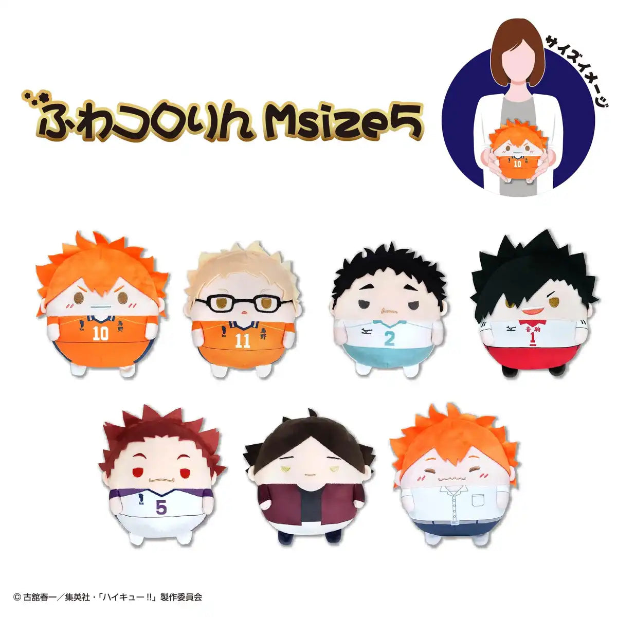 Max Limited HQ-95 Haikyu Fuwakororin Plush M Size - Hinata Shoyo 5 Pack- Japan Figure Store - #1 Bring To You The Best Japanese Goods
