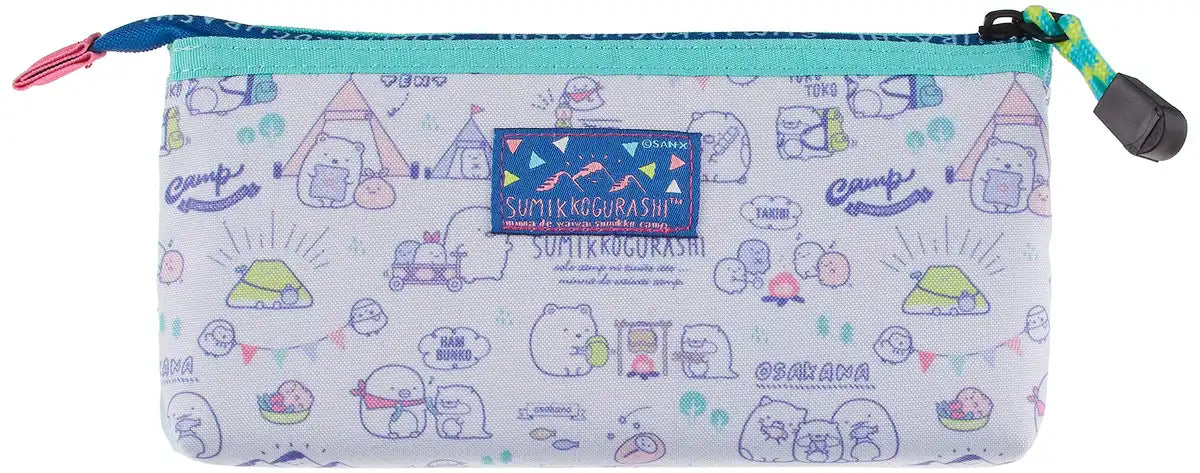 SAN-X Sumikko Gurashi Three Pocket Pen Case- Japan Figure Store - #1 Bring To You The Best Japanese Goods