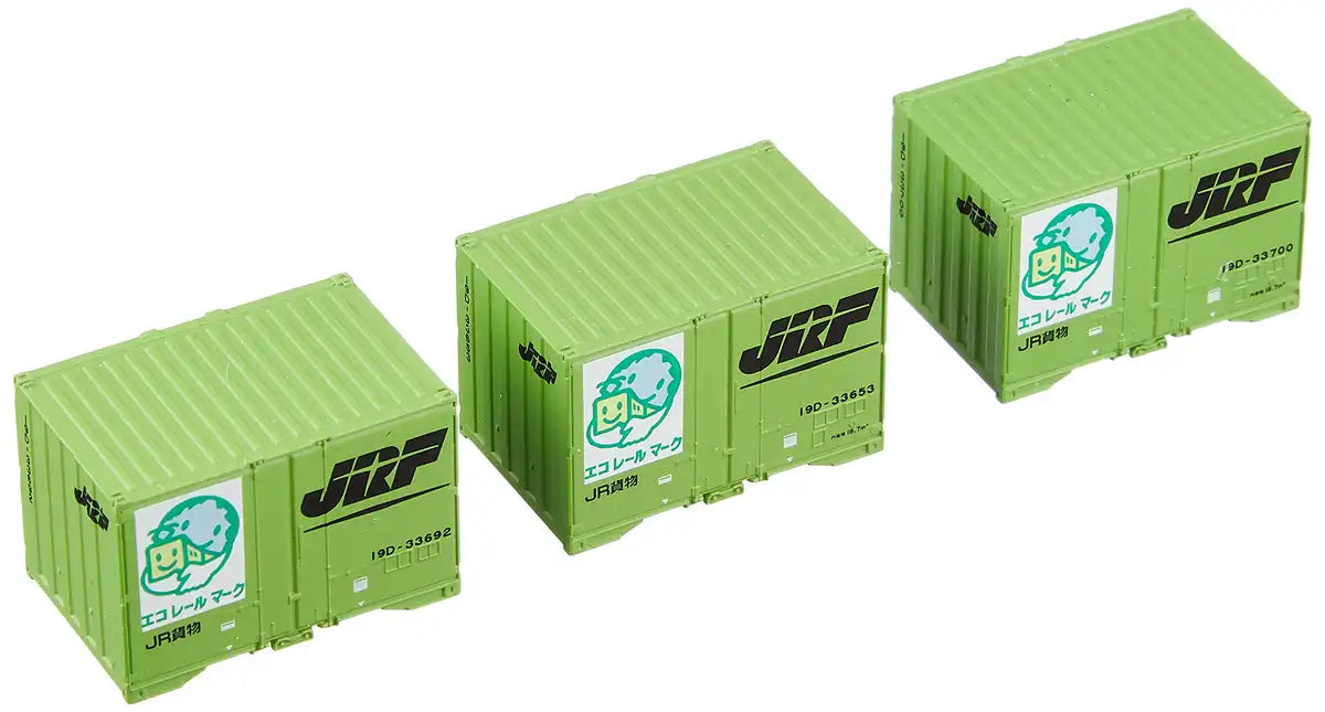 Tomytec Tomix N Gauge 19D Container - 50th Anniversary Railway Transport Color Set 3-Piece Model Kit- Japan Figure Store - #1 Bring To You The Best Japanese Goods