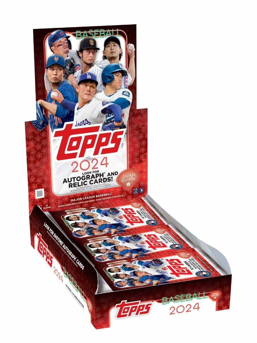 【YS】Topps 2024 MLB Japan Edition 1BOX 2024 Topps MLB Japan Edition Box - Major League Baseball Cards Pack