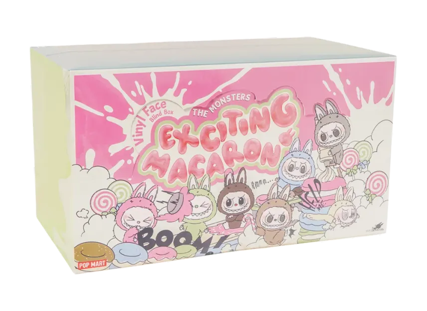 POP MART The monsters Labubu Exciting Macaron Plush Series [Assortment Box]
