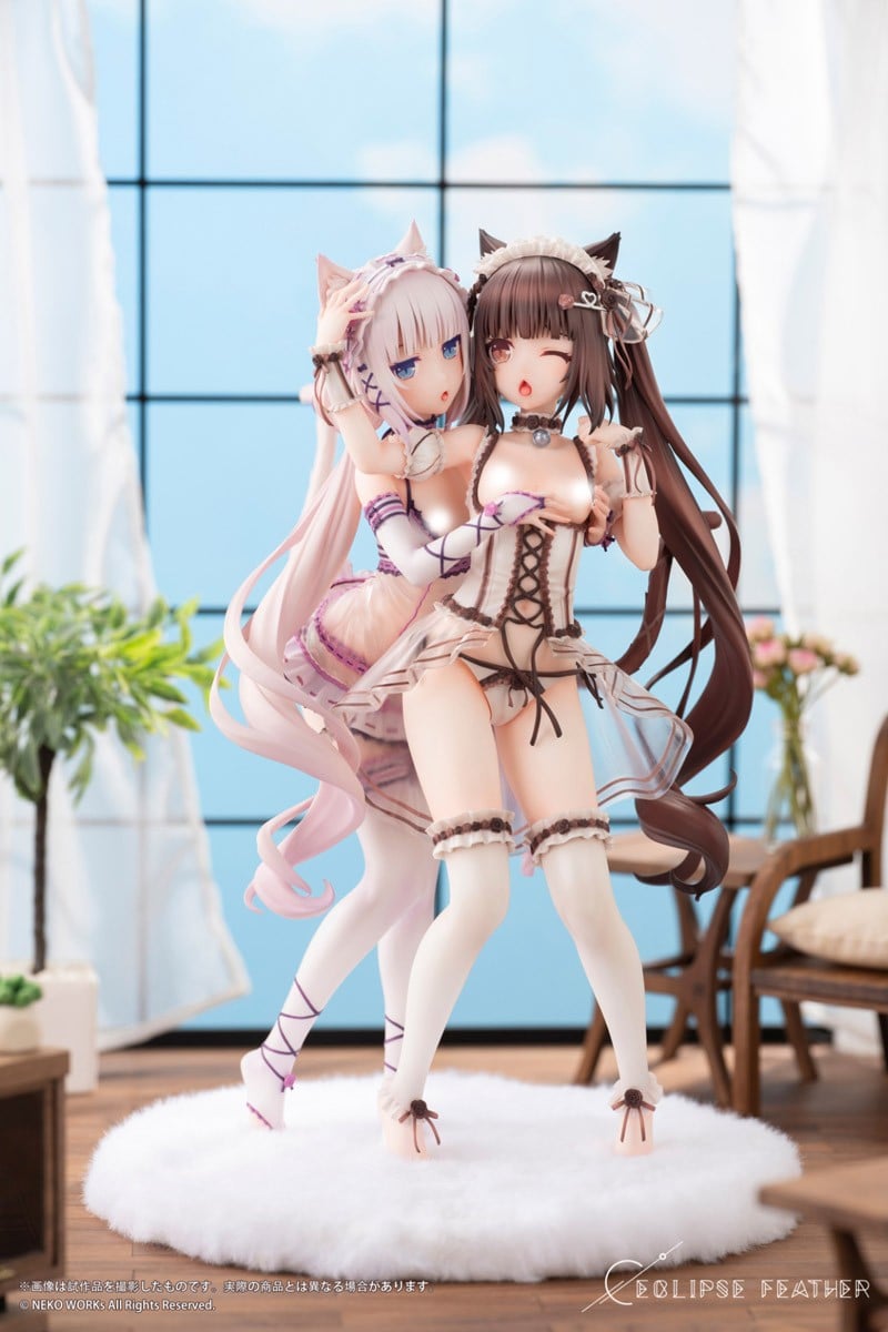 Eclipse Feather Nekopara Chocola & Vanilla 1/6 Sweet Afternoon Play Set