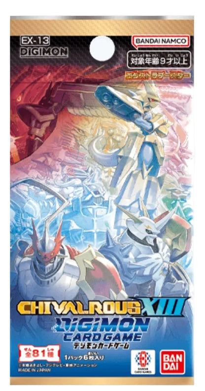 Bandai Digimon Card Game Chivalrous XIII Extra EX-13 Booster Box 24 Packs