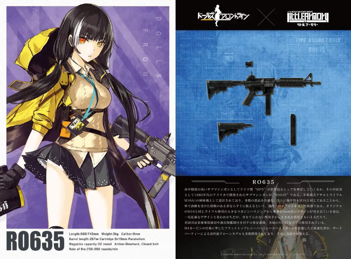 TOMYTEC Ladf13 Military Series 1/12 Little Armory Dolls Frontline Ro635 Type Plastic Model- Japan Figure Store - #1 Bring To You The Best Japanese Goods