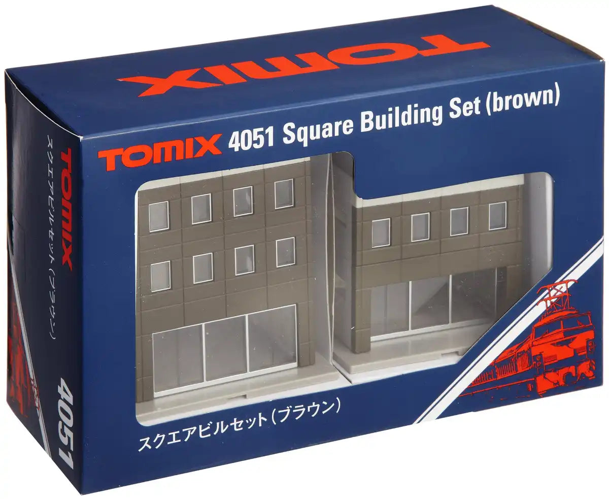 Tomytec Tomix N Gauge Brown Square Building Set Railway Model