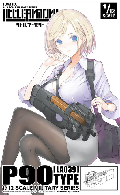 TOMYTEC La039 Military Series Little Armory P90 Type 1/12 Scale Plastic Model Kit- Japan Figure Store - #1 Bring To You The Best Japanese Goods