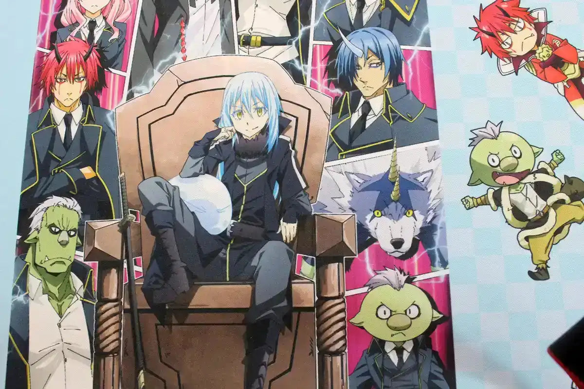 San-X Hatayama Shoji 30x60cm Desk Mat That Time I Got Reincarnated As A Slime- Japan Figure Store - #1 Bring To You The Best Japanese Goods