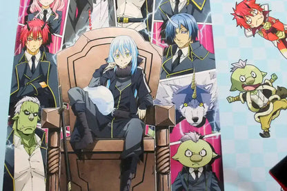 San-X Hatayama Shoji 30x60cm Desk Mat That Time I Got Reincarnated As A Slime- Japan Figure Store - #1 Bring To You The Best Japanese Goods