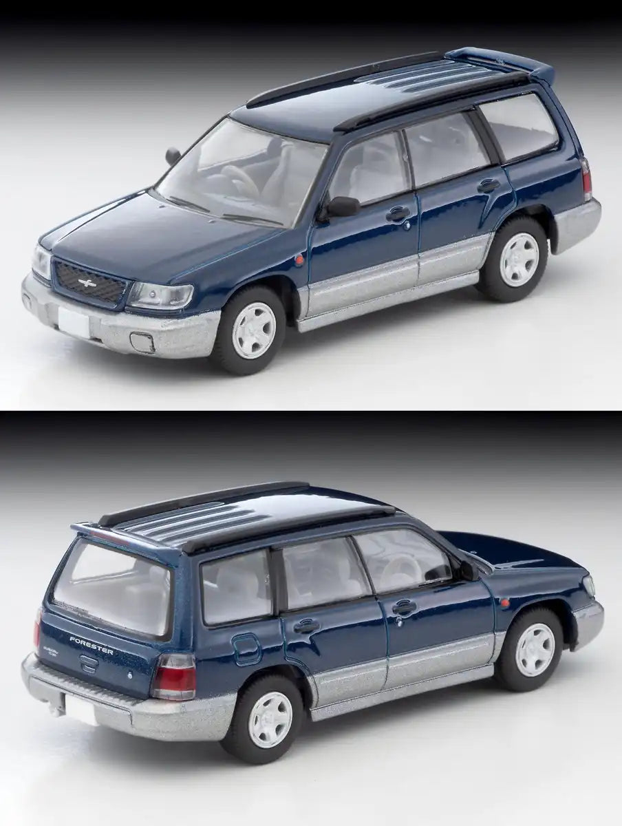 Tomytec 1/64 Tomica Limited Vintage Neo Subaru Forester 1997 Navy Gray- Japan Figure Store - #1 Bring To You The Best Japanese Goods