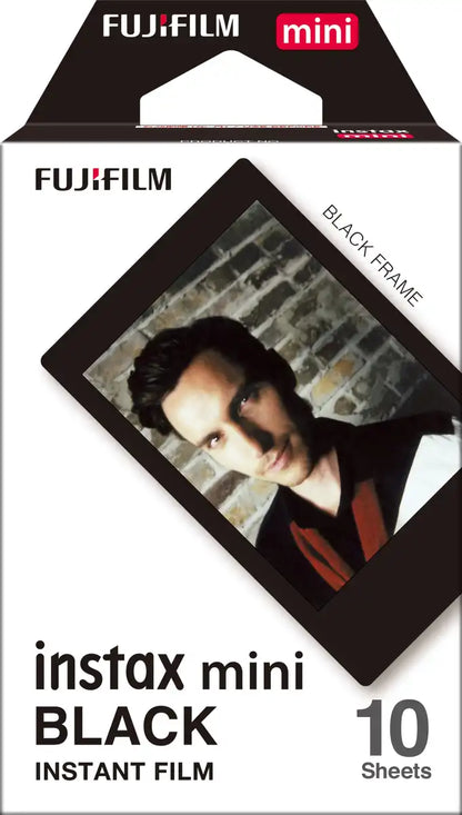 Instax Mini Black Frame Instant Camera Cheki Film 10 Sheets Ww1- Japan Figure Store - #1 Bring To You The Best Japanese Goods