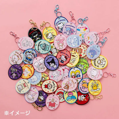 Sanrio Cinnamoroll Embroidered Keychain First Edition Polyester Steel