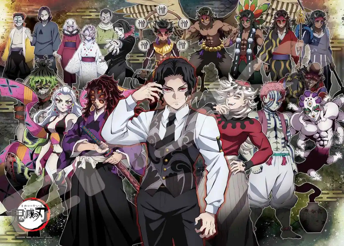 Ensky Demon Slayer 500 Piece Jigsaw Puzzle Kibutsuji Muzan & Twelve Kizuki- Japan Figure Store - #1 Bring To You The Best Japanese Goods
