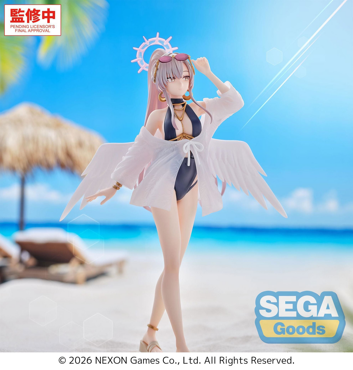 Sega Nagisa Figure Blue Archive Swimsuit Collectible 16cm