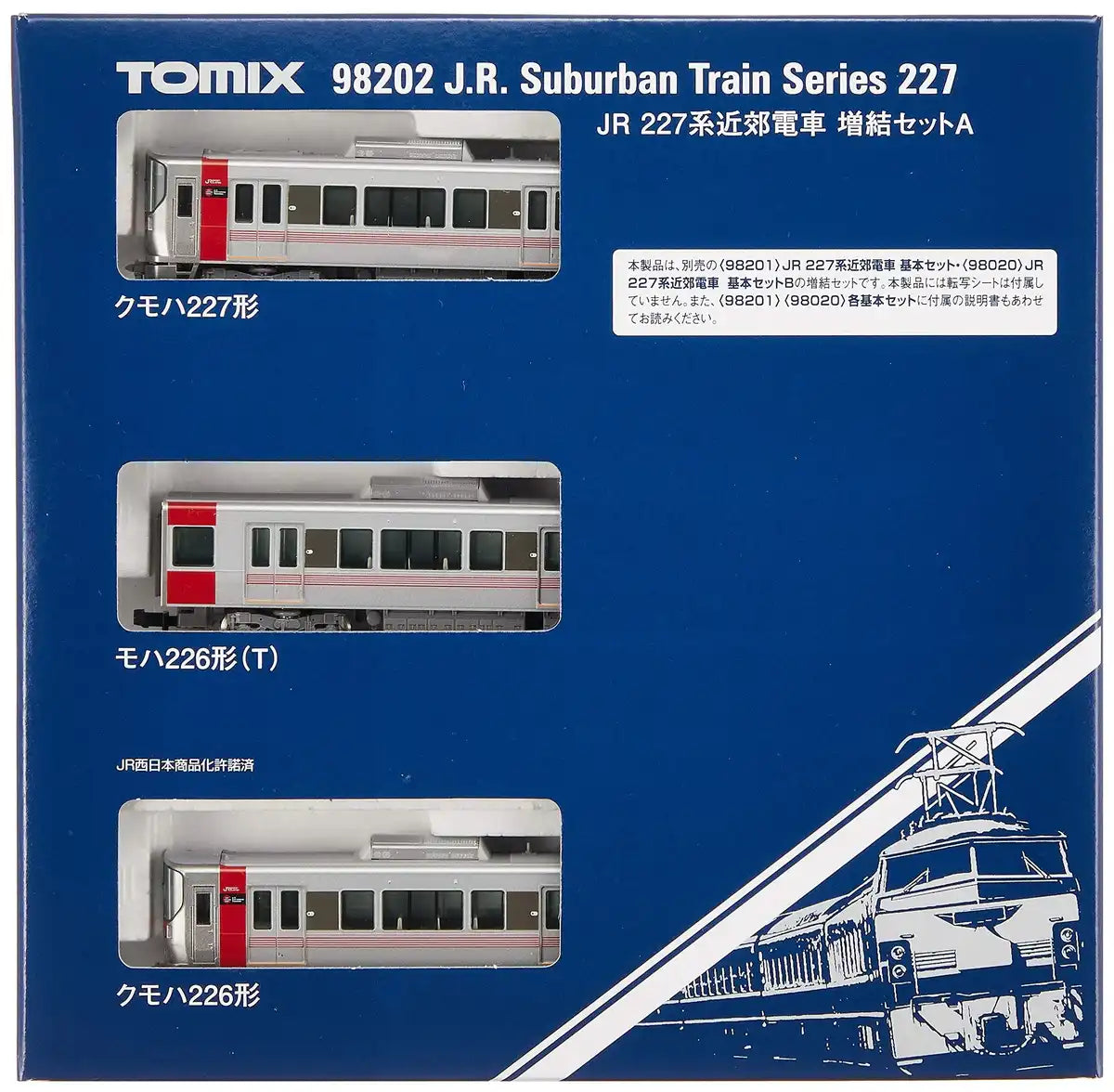 Tomytec Tomix N Gauge 227 Series Extension Set A 98202 Railway Model Train- Japan Figure Store - #1 Bring To You The Best Japanese Goods