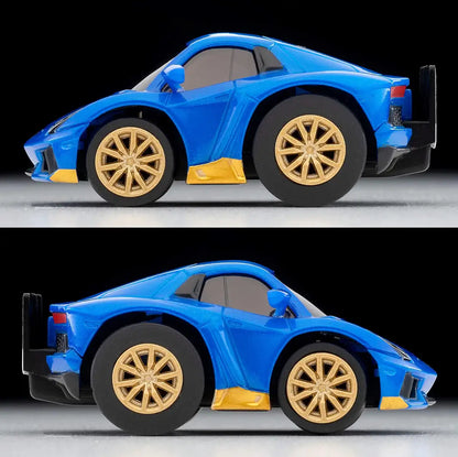Tomytec Choro Qzero Z-74B Lamborghini Aventador Miura Homage Blue 314073- Japan Figure Store - #1 Bring To You The Best Japanese Goods