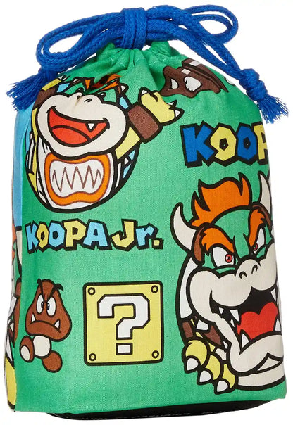 Skater Japan Super Mario Boys Lunch Box Set Of 2 W/Drawstring Gusset - Kb64Wn-A- Japan Figure Store - #1 Bring To You The Best Japanese Goods