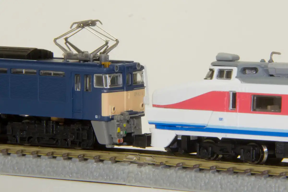 Rokuhan Z Gauge EF63 Type 1st Blue Electric Locomotive with Heavy Chain Set- Japan Figure Store - #1 Bring To You The Best Japanese Goods