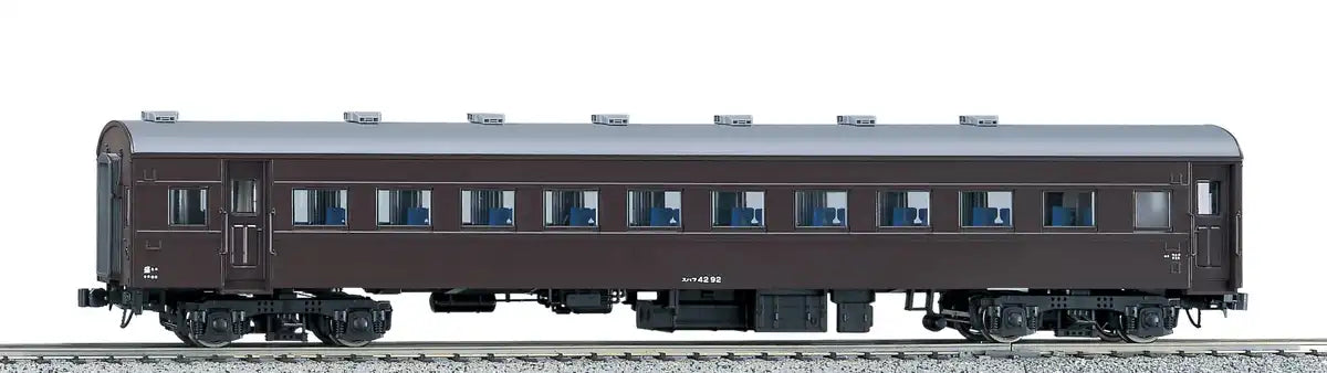 Kato Suhaf42 Brown Model Passenger Car - HO Gauge Railway 1-508- Japan Figure Store - #1 Bring To You The Best Japanese Goods