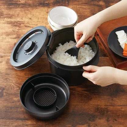 Skater 2-Cup Microwave Rice Maker for Low-Carb Cooking Udg2N-A- Japan Figure Store - #1 Bring To You The Best Japanese Goods