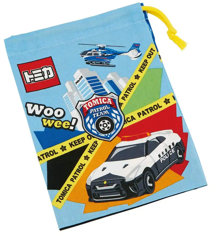 Skater Tomica 20 Kids Cup Bag 21x15cm Made in Japan - KB62- Japan Figure Store - #1 Bring To You The Best Japanese Goods
