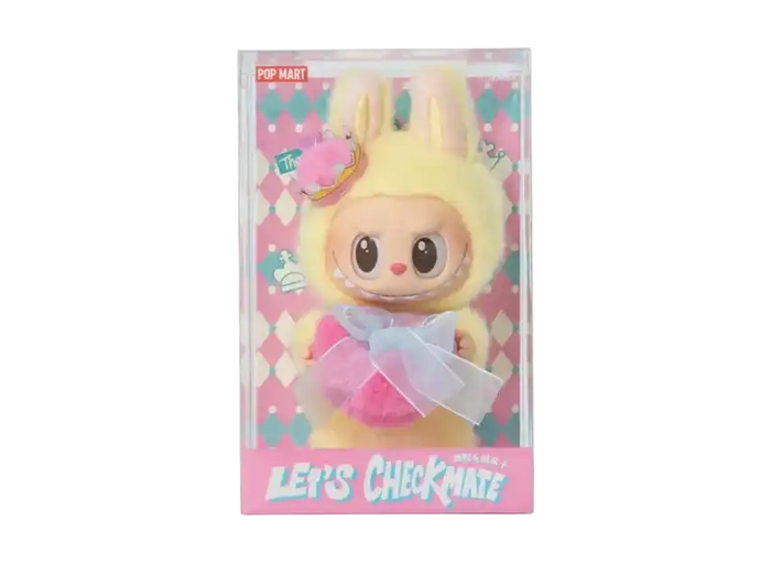 POP MART Labubu Let’s Checkmate Plush Keychain