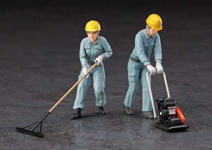 HASEGAWA 1/35 Construction Workers Set A Plastic Model- Japan Figure Store - #1 Bring To You The Best Japanese Goods