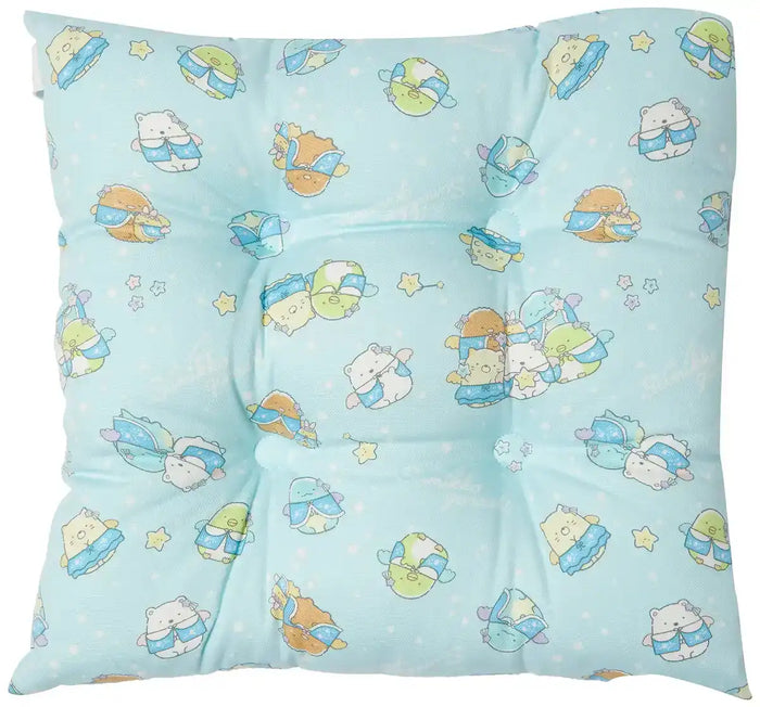 San-X School Cushion CG-2818 Blue - Comfy Student Seat Pillow- Japan Figure Store - #1 Bring To You The Best Japanese Goods