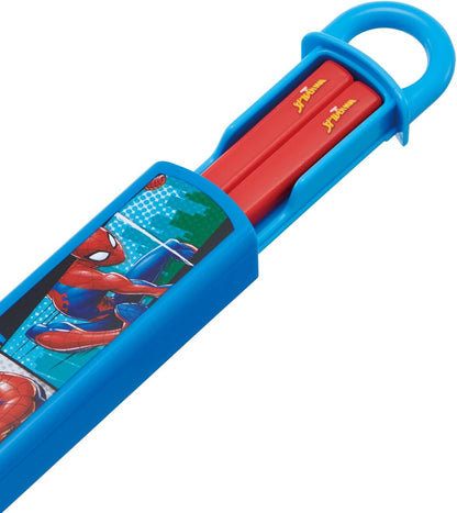 Skater Spider-Man Kids' Antibacterial Chopsticks Set 16.5cm