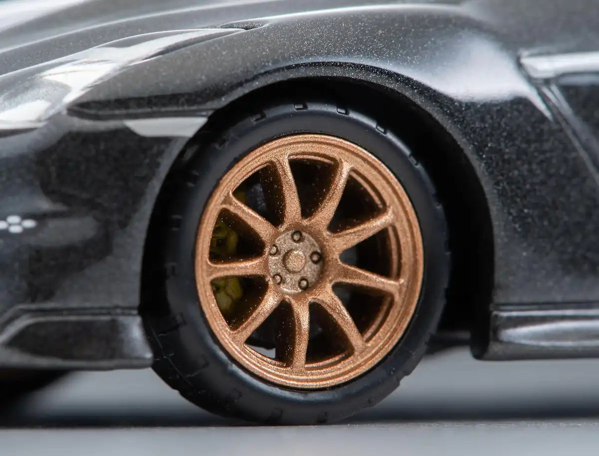 Tomytec 1/64 Scale Nissan GT-R Premium T-Spec 2024 Model Black- Japan Figure Store - #1 Bring To You The Best Japanese Goods
