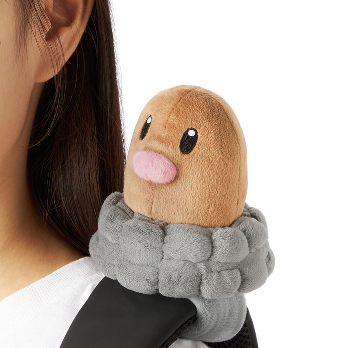 Pokemon Center Diglett Shoulder Plush 9×9×14.5