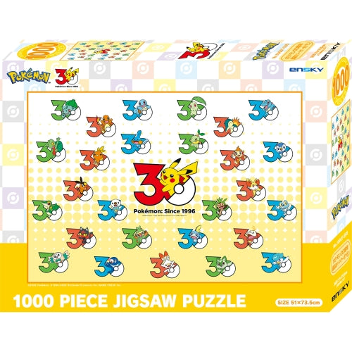 パズル1000T-595　ポケモン30周年 最初のパートナーポケモン