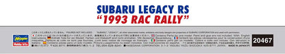 HASEGAWA 1/24 Subaru Legacy Rs '1993 Rac Rally' Plastic Model- Japan Figure Store - #1 Bring To You The Best Japanese Goods