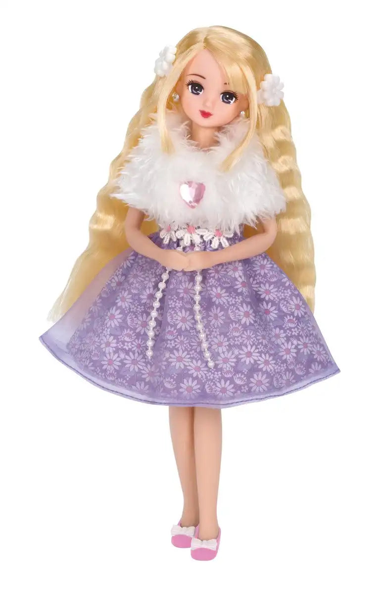 TAKARA TOMY Licca Dress Aqua Curl Dress Set Margaret Garden 108122- Japan Figure Store - #1 Bring To You The Best Japanese Goods
