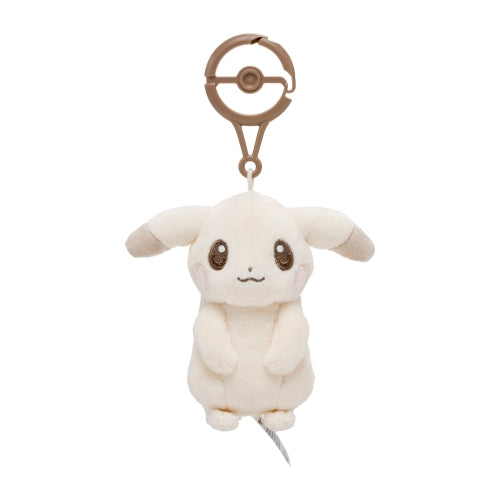 カラビナ付きマスコット ぽこ あ ポケモン ピカチュウ（うすいろ）
