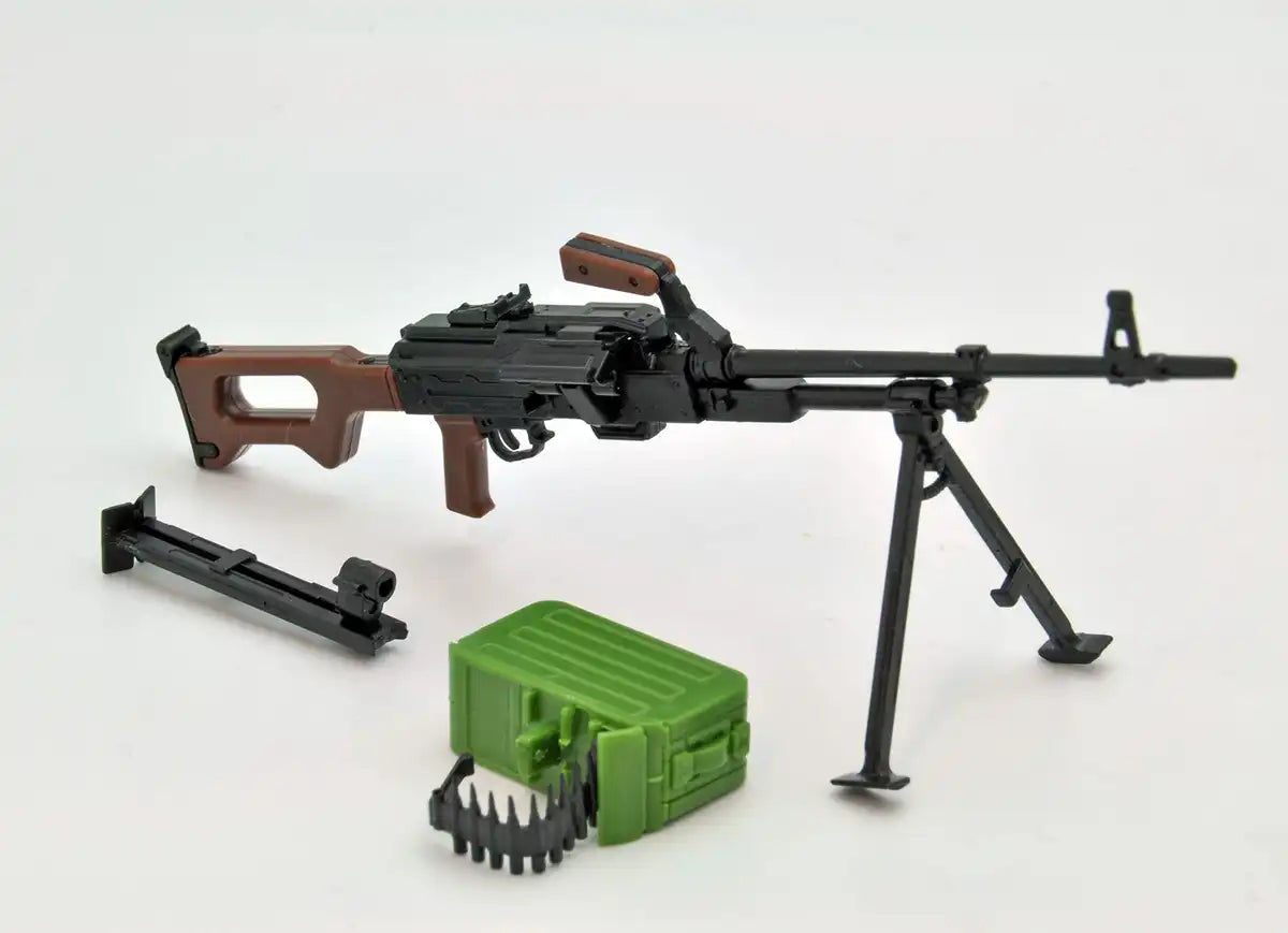 TOMYTEC La043 Military Series Little Armory Pkm Type 1/12 Scale Plastic Model Kit- Japan Figure Store - #1 Bring To You The Best Japanese Goods