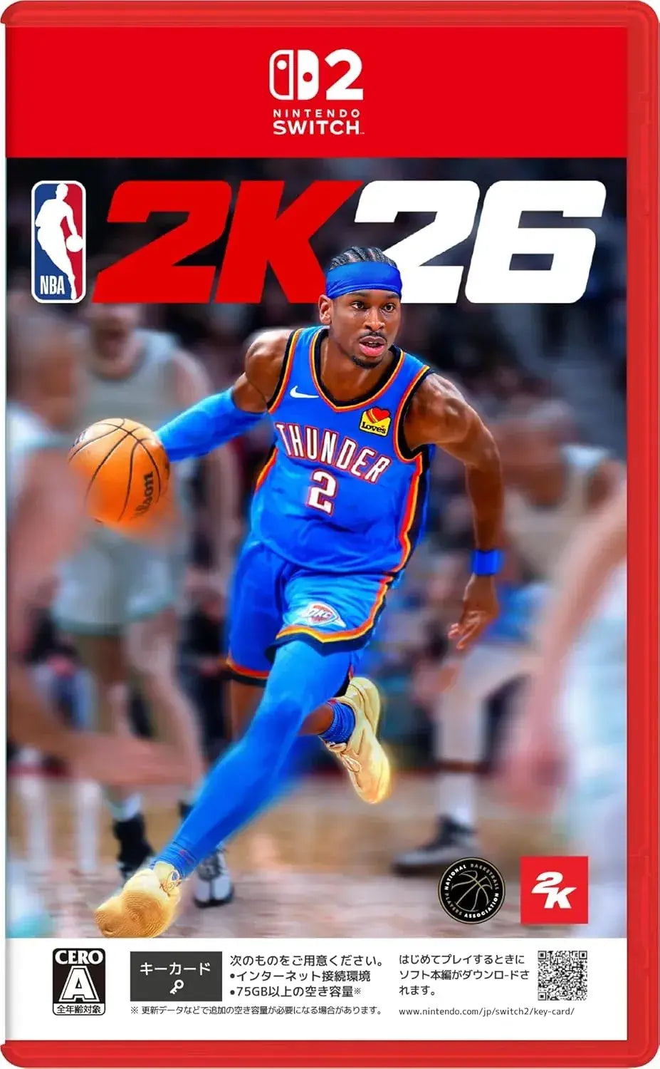 2K NBA 2K26 Video Game - Amazon Exclusive Switch 2 - 4571304470029