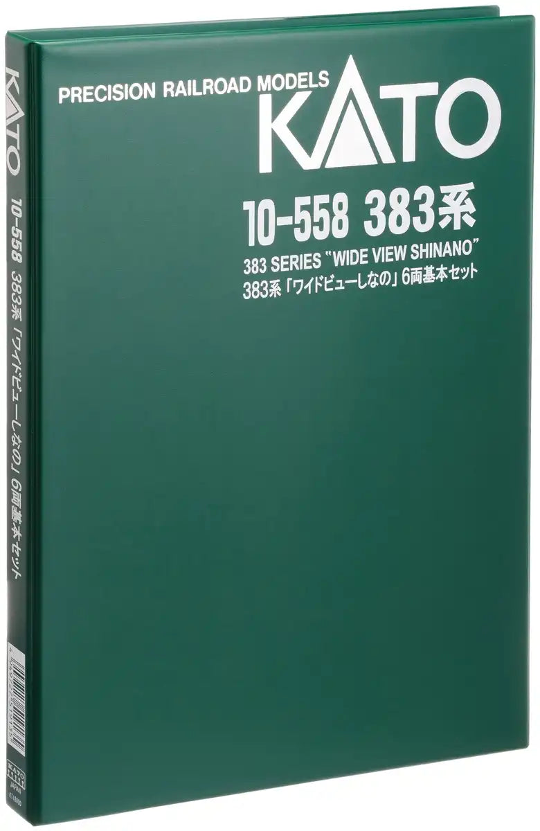 Kato N Gauge 383 Series 6-Car Model Train Set Wide View Shinano Basic 10-558- Japan Figure Store - #1 Bring To You The Best Japanese Goods