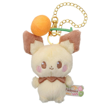 ポケピース／ぬいぐるみチェーン付マスコット（カラフルVer.）／ピチュー