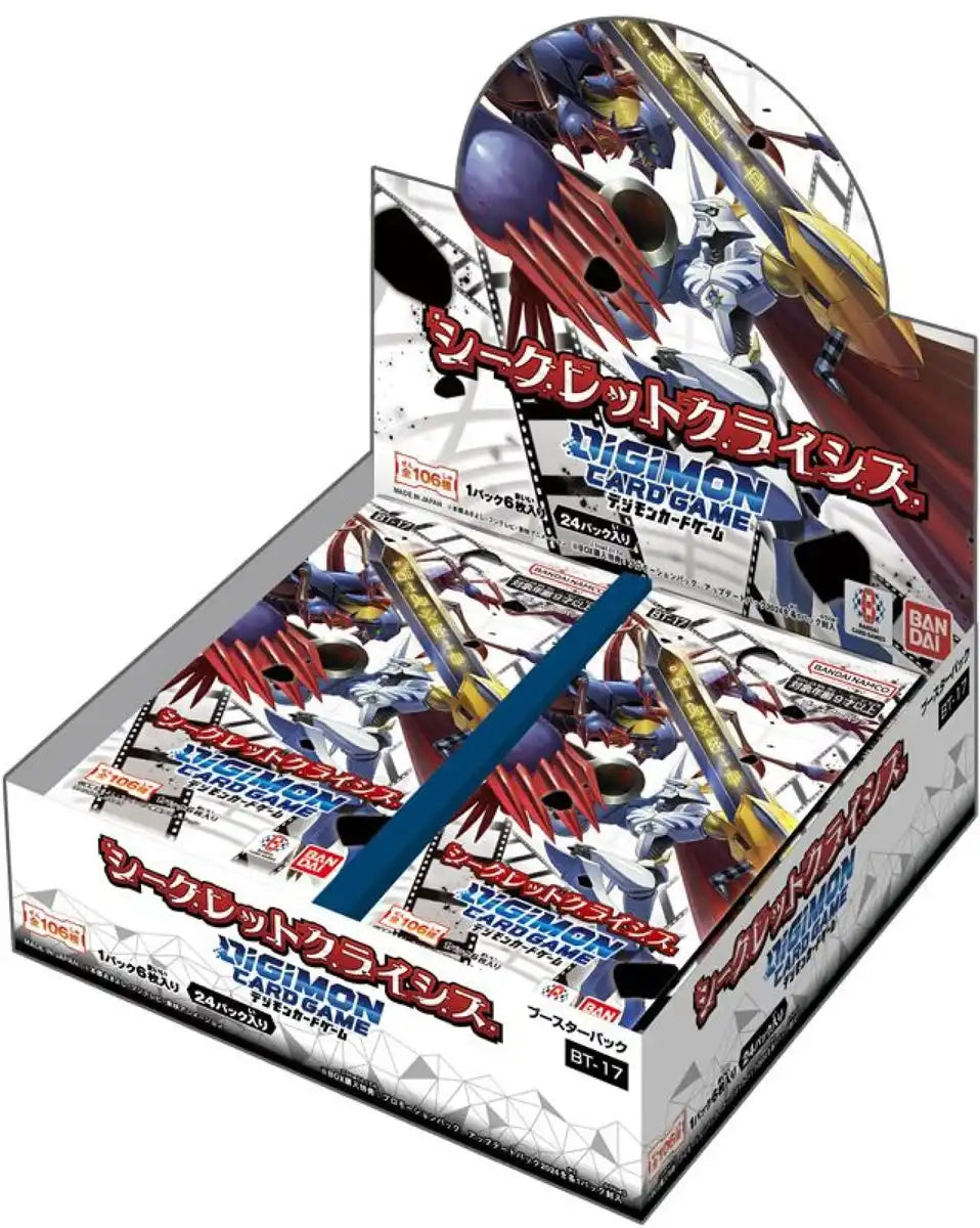 bt booster box Bandai Digimon Card Game Booster Box Secret Crisis 24 Packs