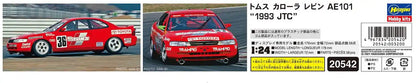 HASEGAWA 1/24 Tom'S Corolla Levin Ae101 1993 Jtc Plastic Model- Japan Figure Store - #1 Bring To You The Best Japanese Goods