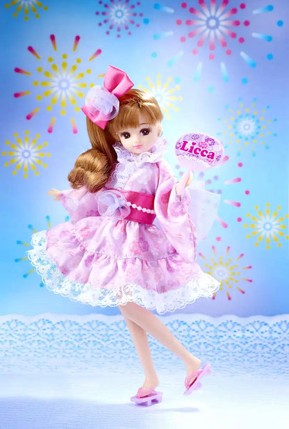 TAKARA TOMY Lw-13 Licca-Chan Festival Purple Dress- Japan Figure Store - #1 Bring To You The Best Japanese Goods