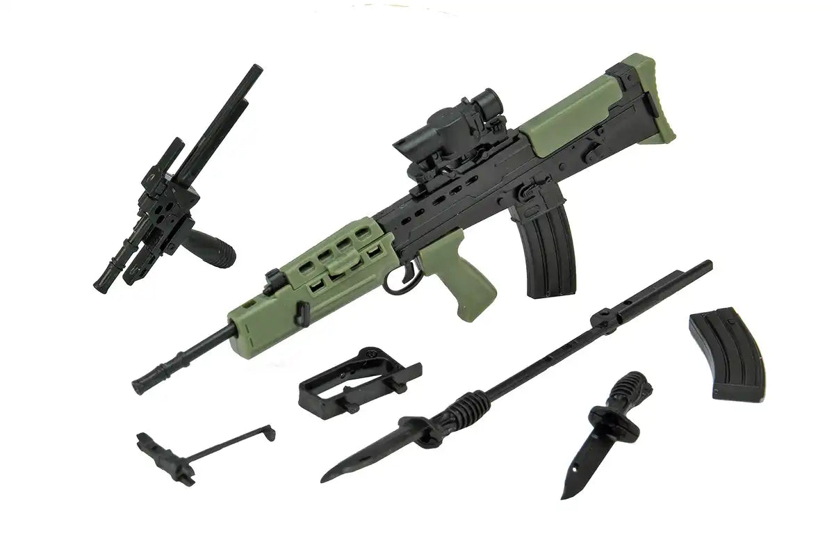 TOMYTEC Military Series 1/12 Little Armory La071 L85A2/L22 Type Plastic Model- Japan Figure Store - #1 Bring To You The Best Japanese Goods