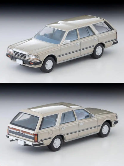 Tomytec 1/64 Nissan Gloria Wagon V20E 1991 Model Yellowish Silver Lv-N244B