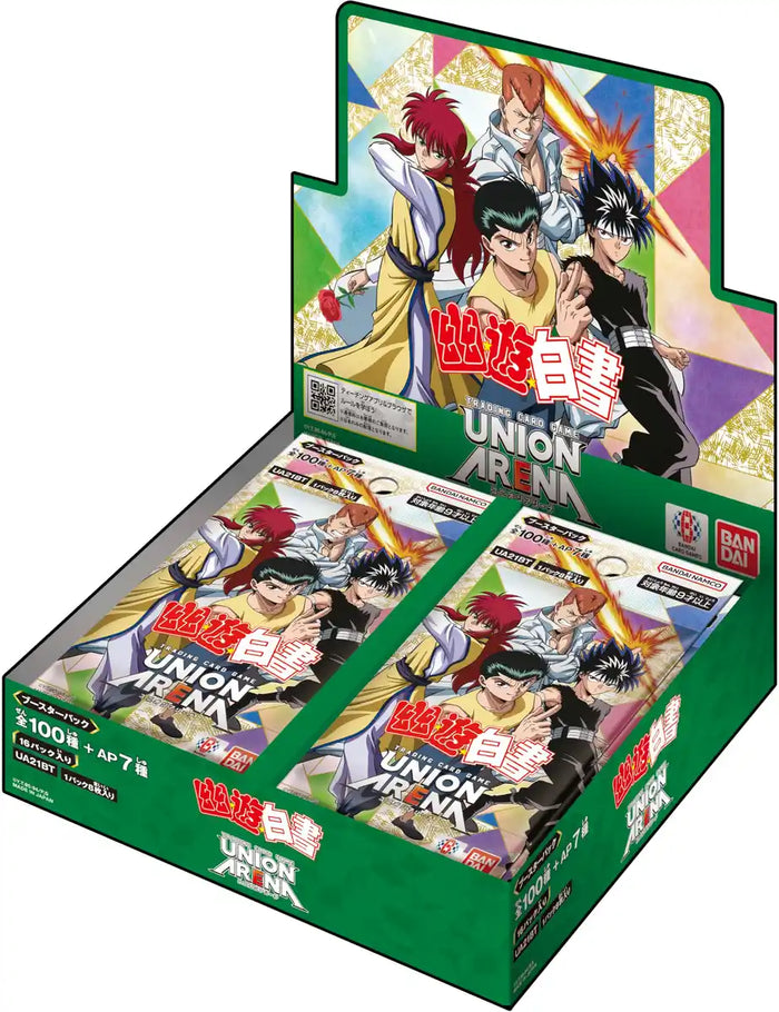 Herds Union Arena Yuyu Hakusho Trading Card Booster Box 16 Pack by Bandai- Japan Figure Store - #1 Bring To You The Best Japanese Goods