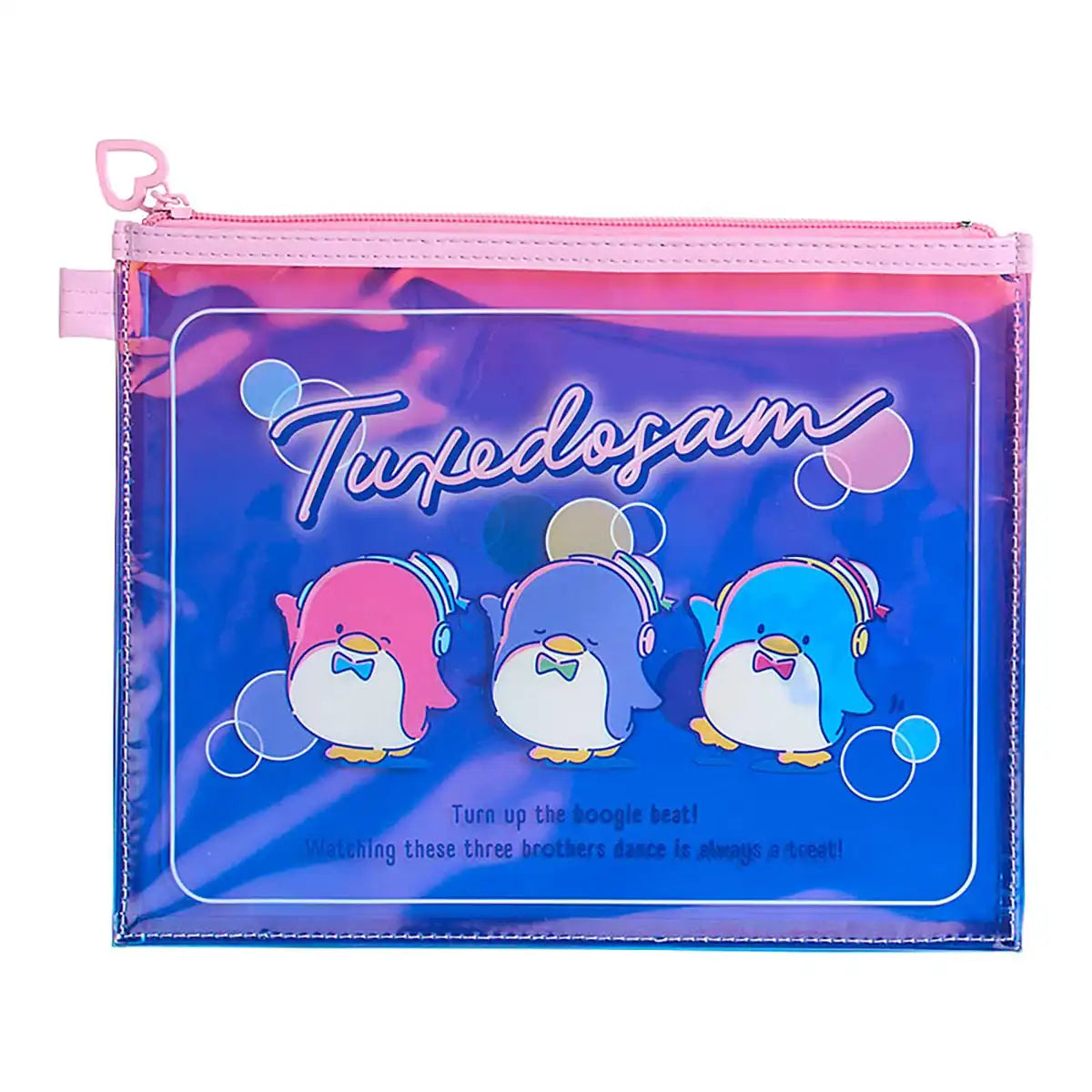 Sanrio Tuxedo Sam 2-Piece Pouch Set - Dance & Music Design for Ages 3+