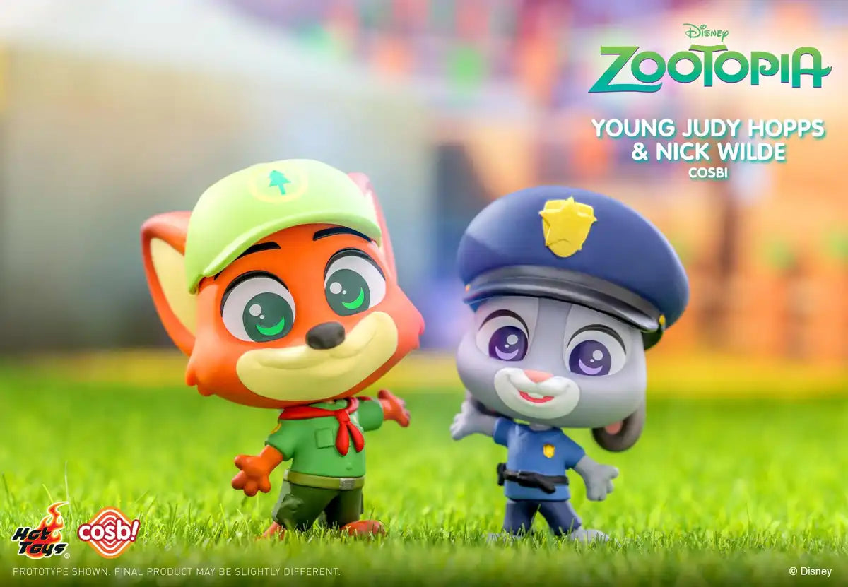Hot Toys Cosbi Disney Zootopia Judy Hopps & Nick Wilde Young Ver Figures- Japan Figure Store - #1 Bring To You The Best Japanese Goods