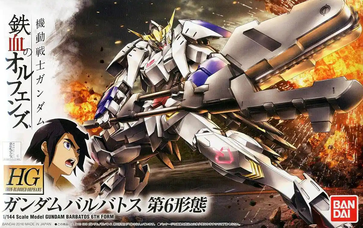 BANDAI - Iron-Blooded Orphans 015 Gundam Barbatos 6Th Form 1/144 Scale Kit- Japan Figure Store - #1 Bring To You The Best Japanese Goods