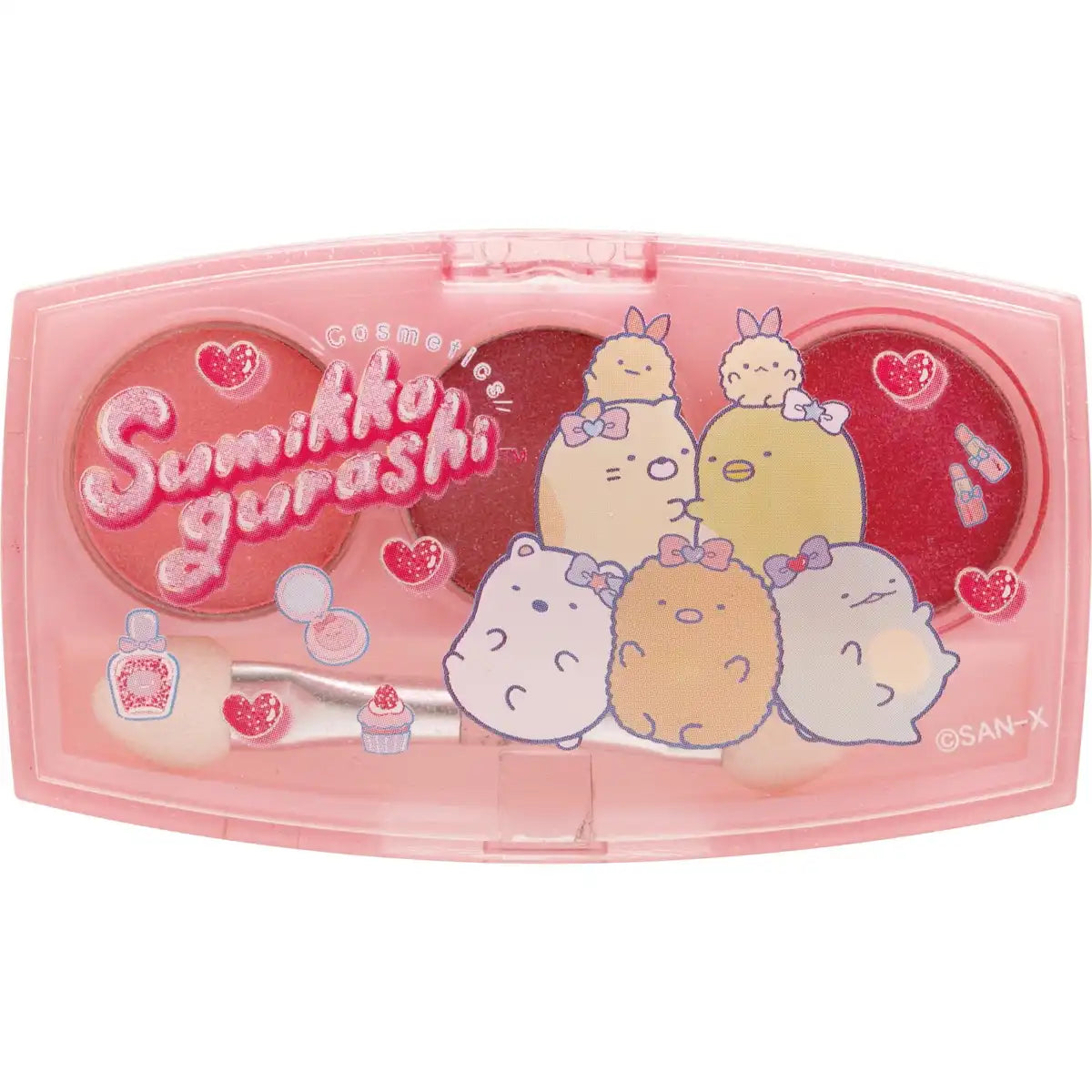San-X Sumikko Gurashi Pink Lipstick and Eyeshadow Set FE41201 H150xW95mm