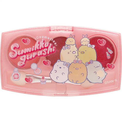 San-X Sumikko Gurashi Pink Lipstick and Eyeshadow Set FE41201 H150xW95mm